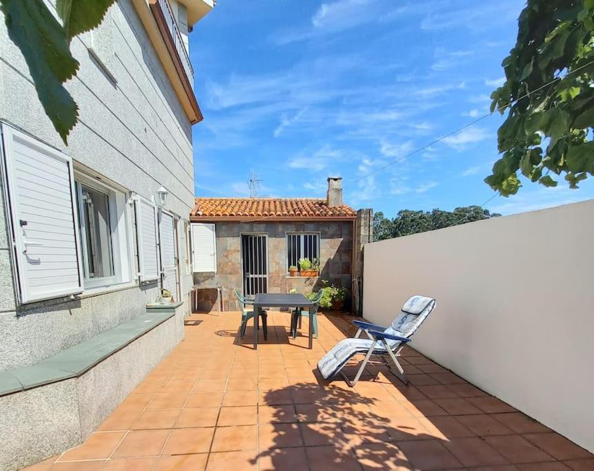 Appartamento Rias Bajas Apartamento Con Jardin Villanueva De Arosa Esterno foto